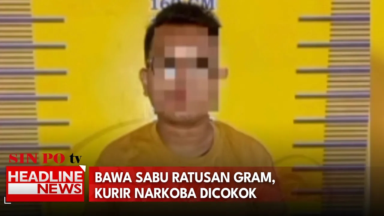 Bawa Sabu Ratusan Gram, Kurir Narkoba Dicokok