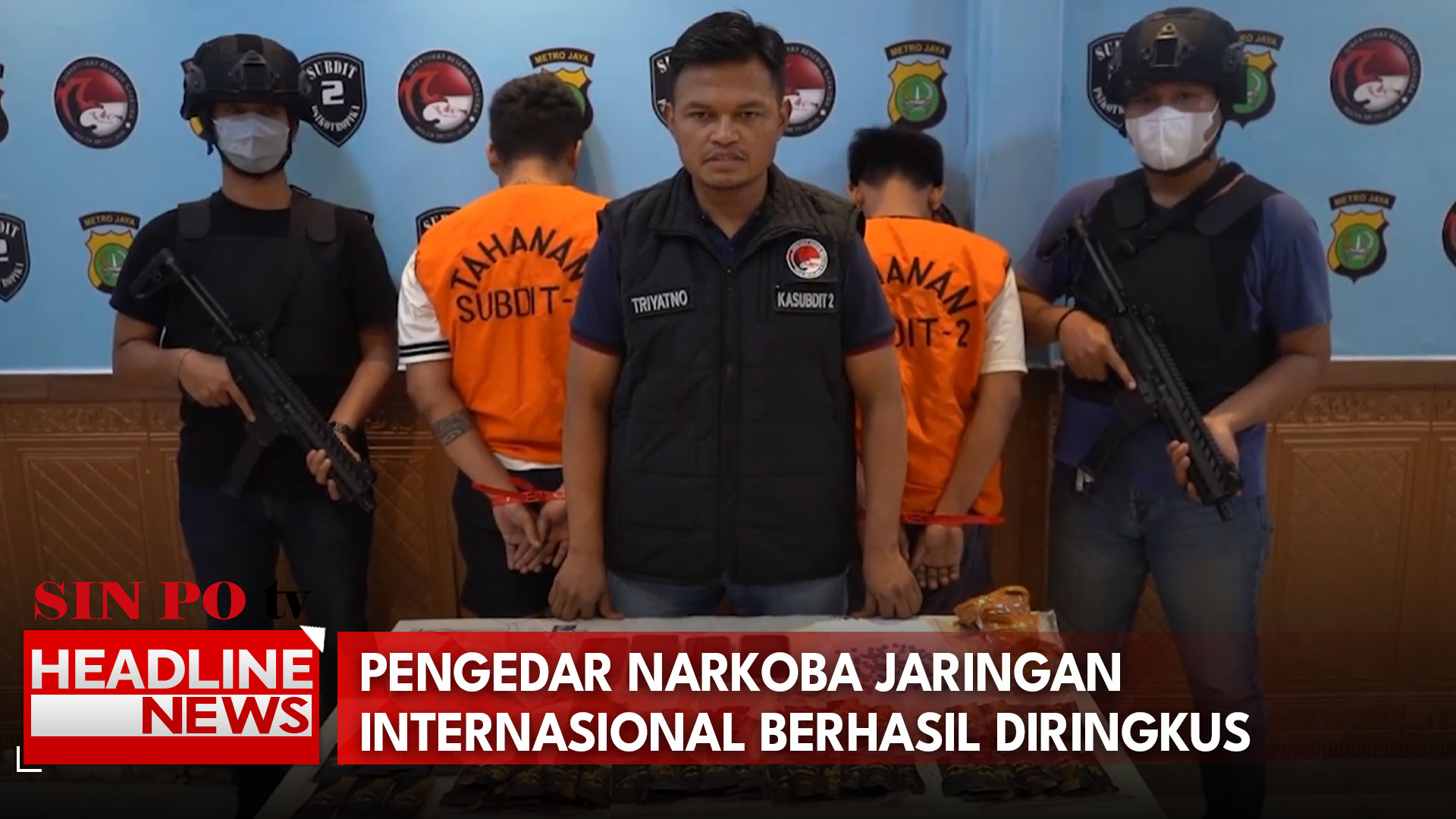 Dua Orang Pengedar Narkoba Jaringan Internasional