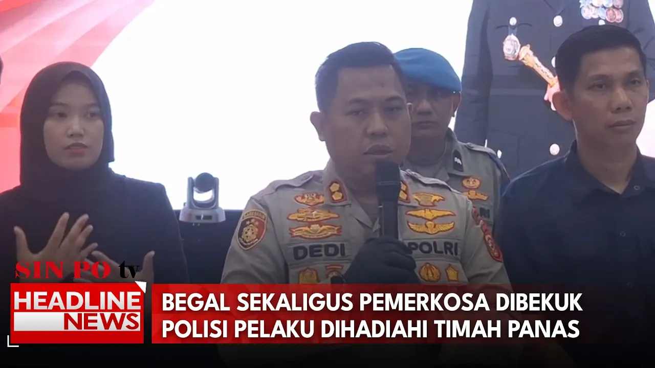 Begal Sekaligus Pemerkosa Dibekuk Polisi Pelaku Dihadiahi Timah Panas