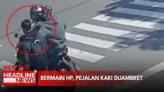 Bermain HP, Pejalan Kaki Dijambret