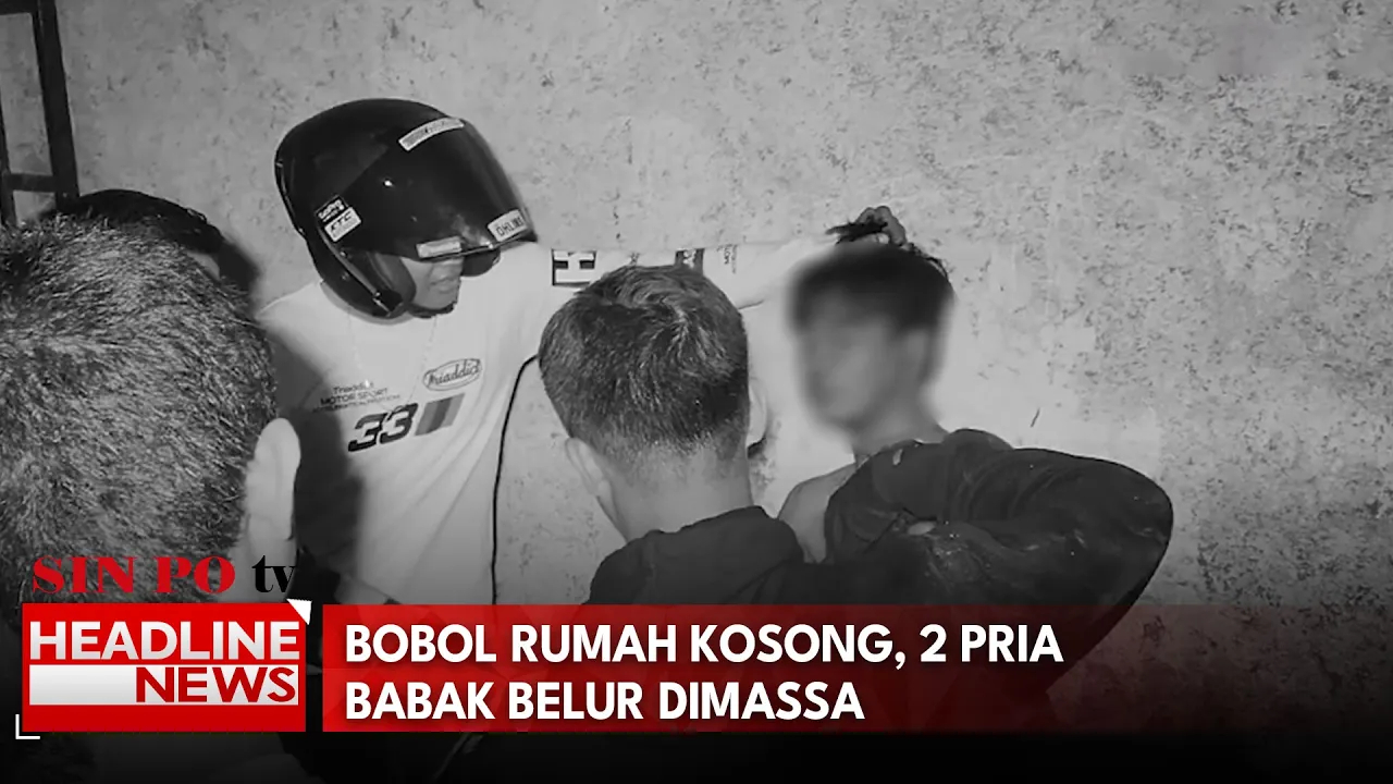 Bobol Rumah Kosong, 2 Pria Babak Belur Dimassa