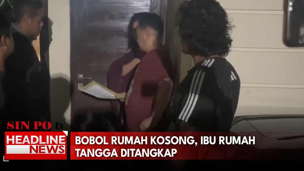 Bobol Rumah Kosong, Ibu Rumah Tangga Ditangkap