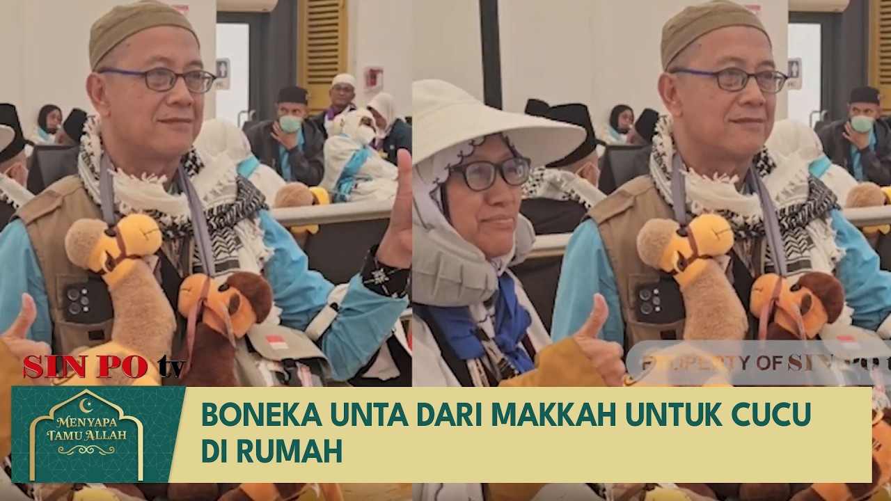 Boneka Unta Dari Makkah Untuk Cucu di Rumah