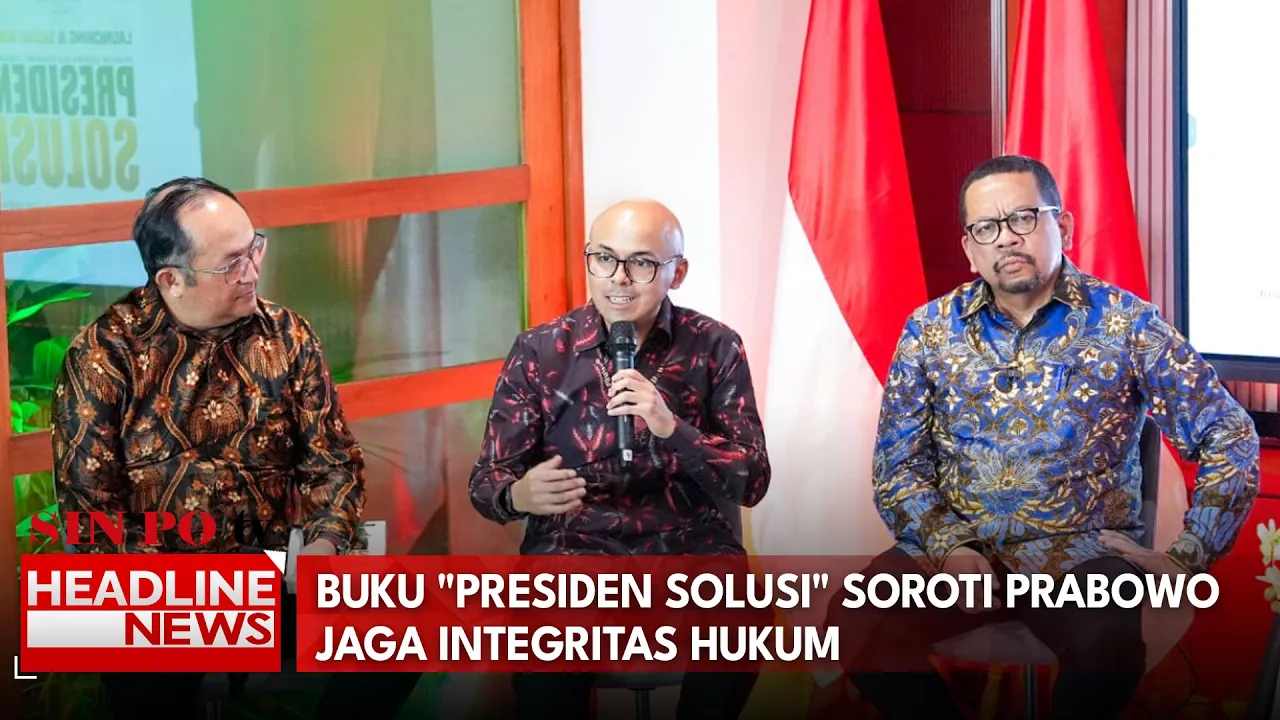 Buku "Presiden Solusi" Soroti Prabowo Jaga Integritas Hukum
