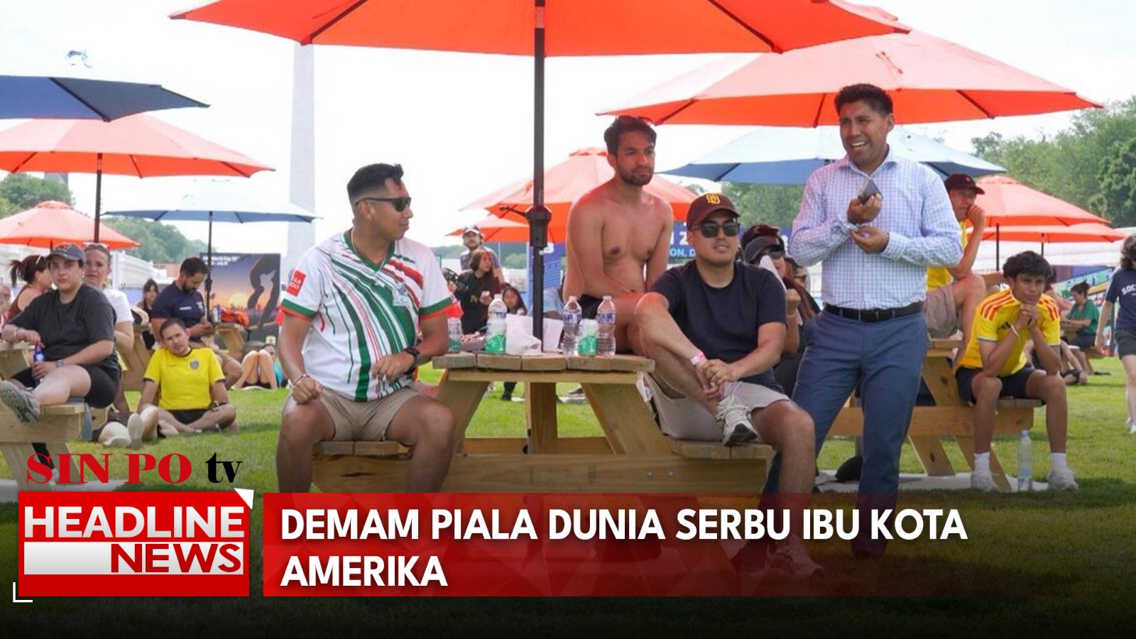 Demam Piala Dunia Serbu Ibu Kota Amerika