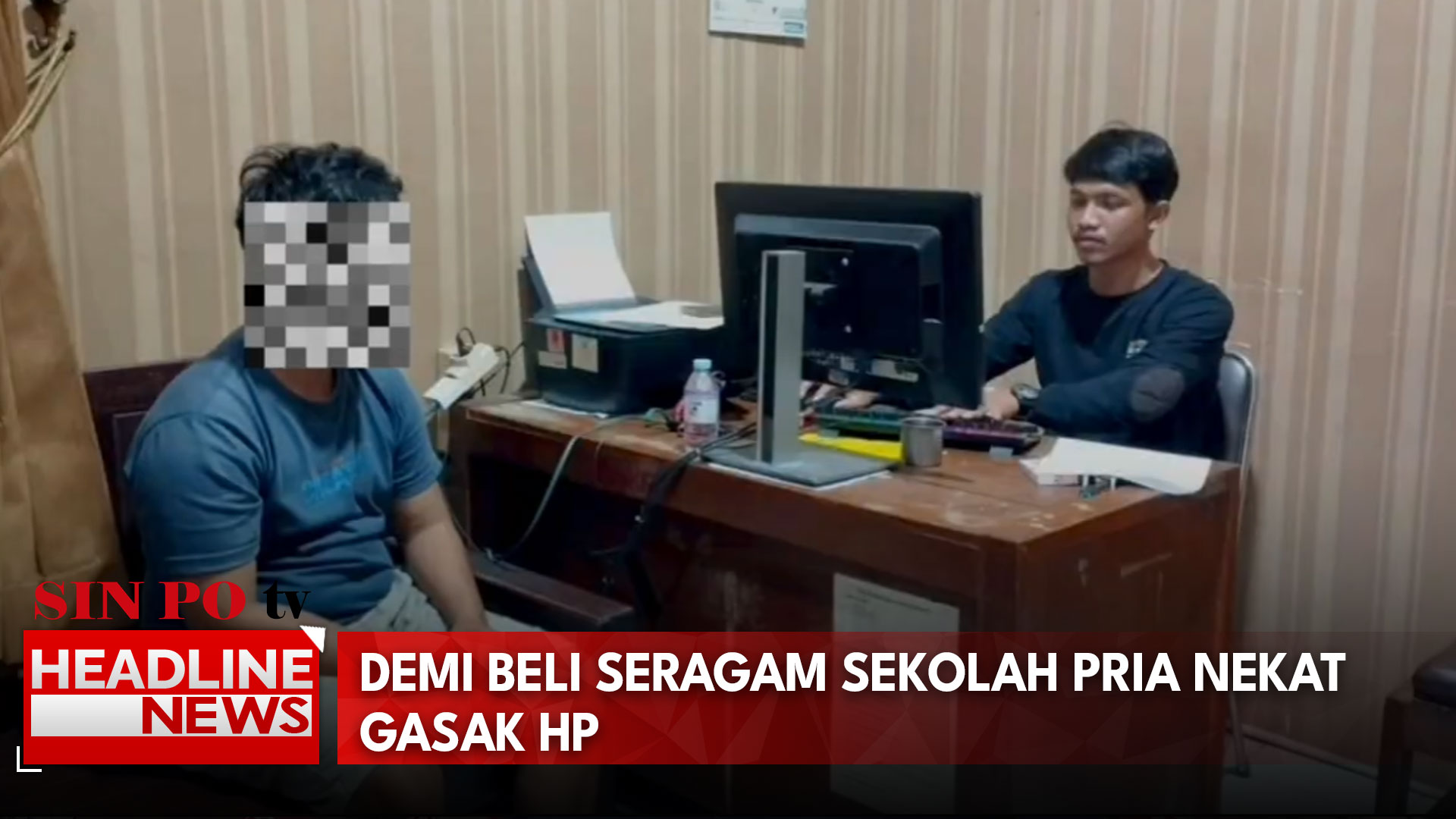 Demi Beli Seragam Sekolah Pria Nekat Gasak Hp