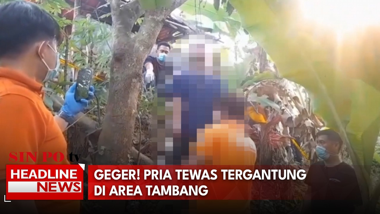 Geger! Pria Tewas Tergantung di Area Tambang