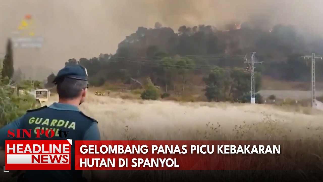 Gelombang Panas Picu Kebakaran Hutan Di Spanyol