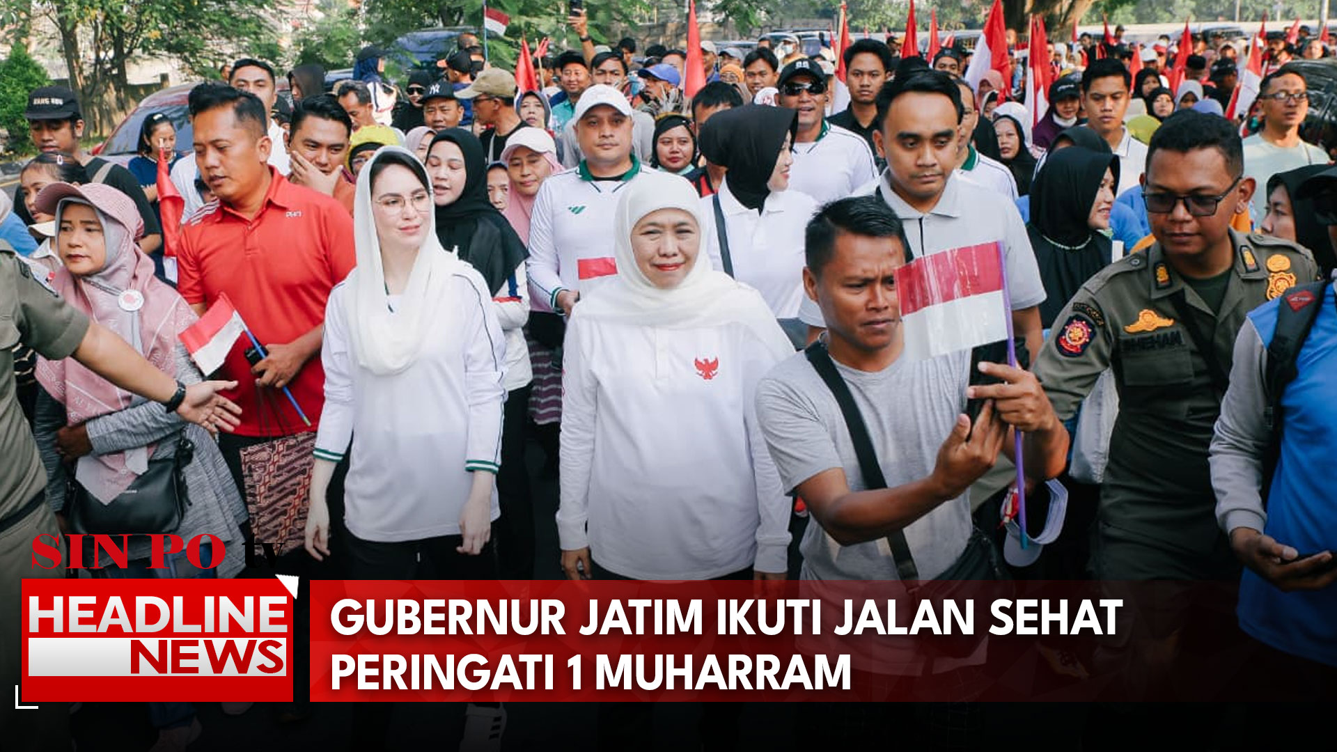 Gubernur Jatim Ikuti Jalan Sehat Peringati 1 Muharram