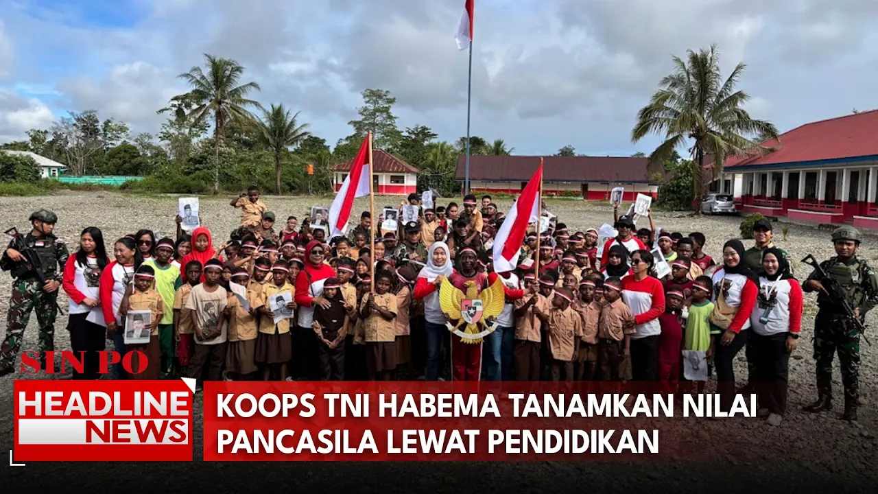 Harlah Pancasila, TNI Habema Tanamkan Nilai Kebangsaan Di Papua