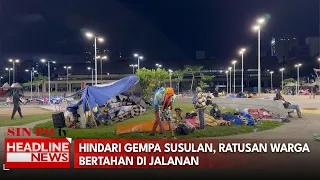 Hindari Gempa Susulan, Ratusan Warga Bertahan Di Jalanan