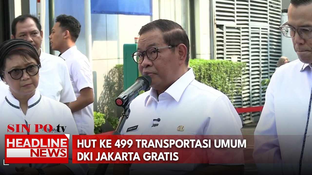 HUT Ke 499 Transportasi Umum DKI Jakarta Gratis