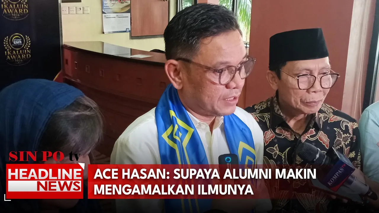 IKALUIN Gelar Award 2026, Ace Hasan: Supaya Alumni Makin Mengamalkan Ilmunya