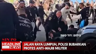 Jalan Raya Lumpuh, Polisi Bubarkan Protes Anti-Wajib Militer