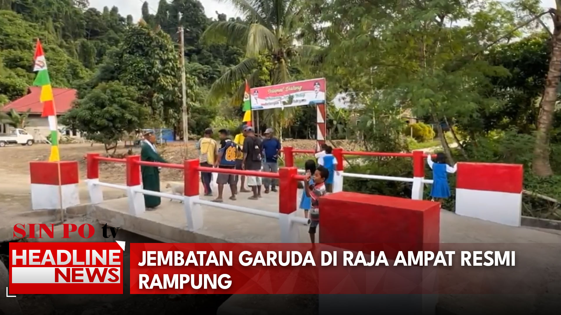 Jembatan Garuda Warbaryam Rampung, Warga Apresiasi Presiden Prabowo Dan TNI AD