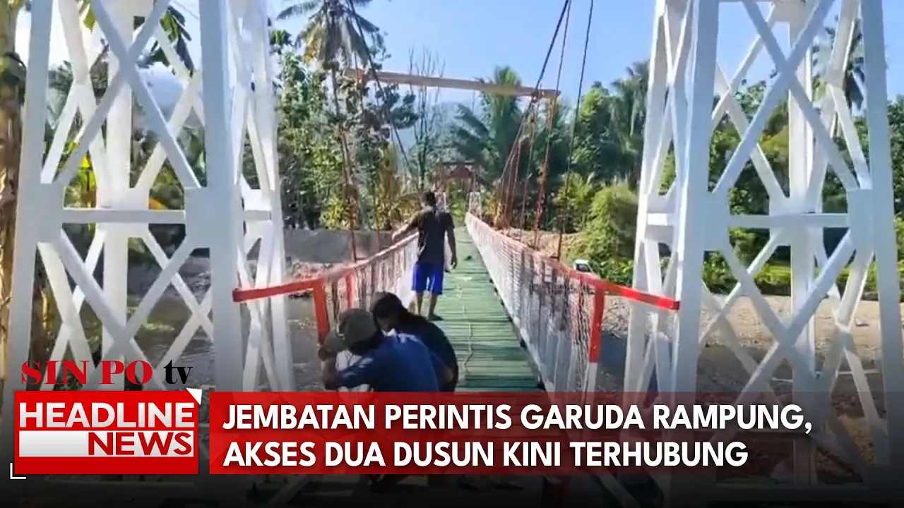 Jembatan Perintis Garuda Rampung, Akses Dua Dusun Kini Terhubung