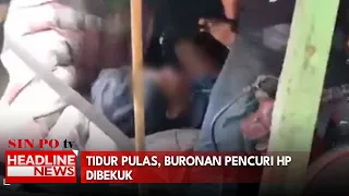Tidur Pulas, Buronan Pencuri HP Dibekuk