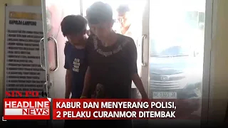 Kabur Dan Menyerang Polisi, 2 Pelaku Curanmor Ditembak
