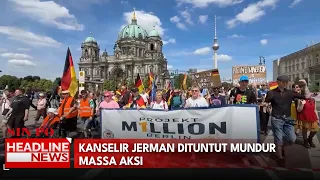 Kanselir Jerman Dituntut Mundur Massa Aksi