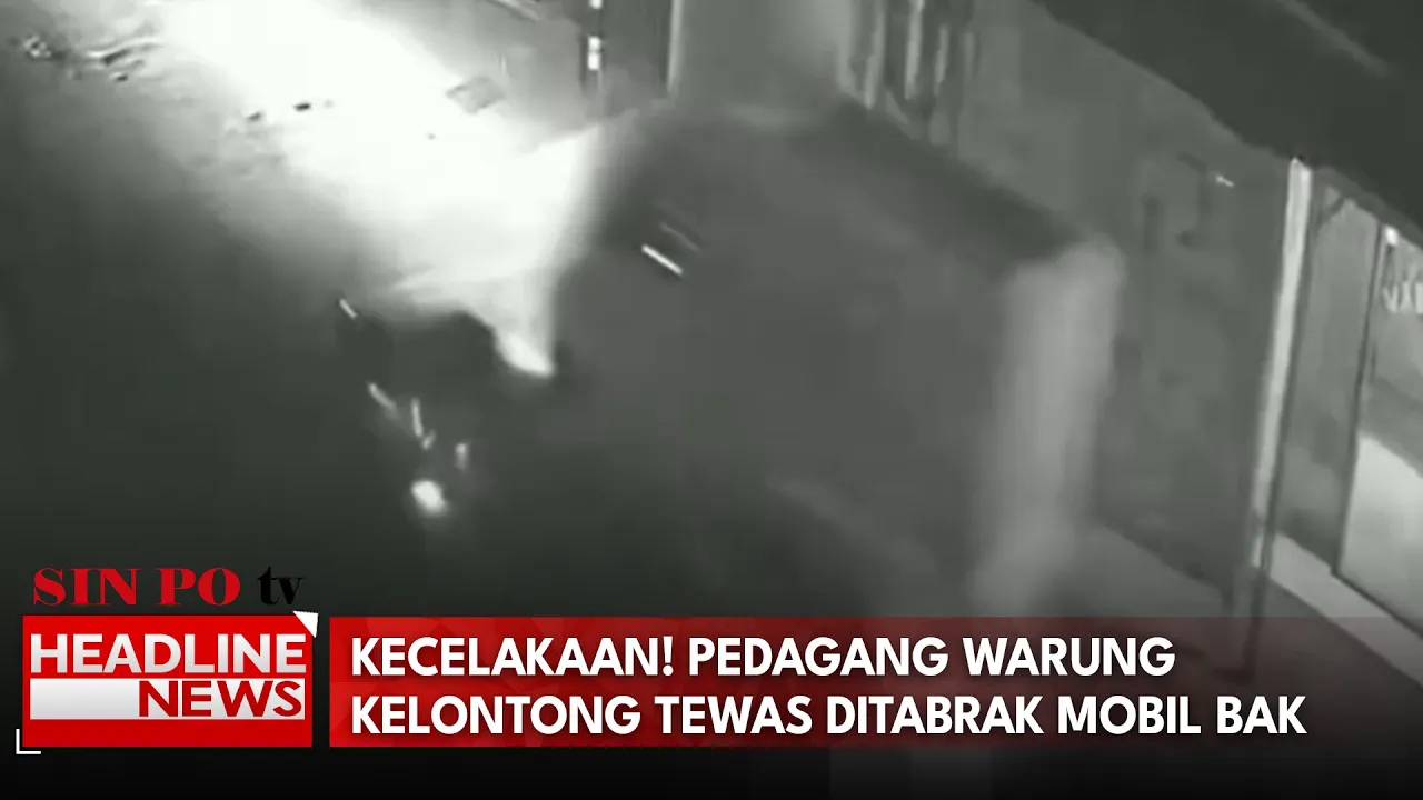 Kecelakaan! Pedagang Warung Kelontong Tewas Ditabrak Mobil Bak