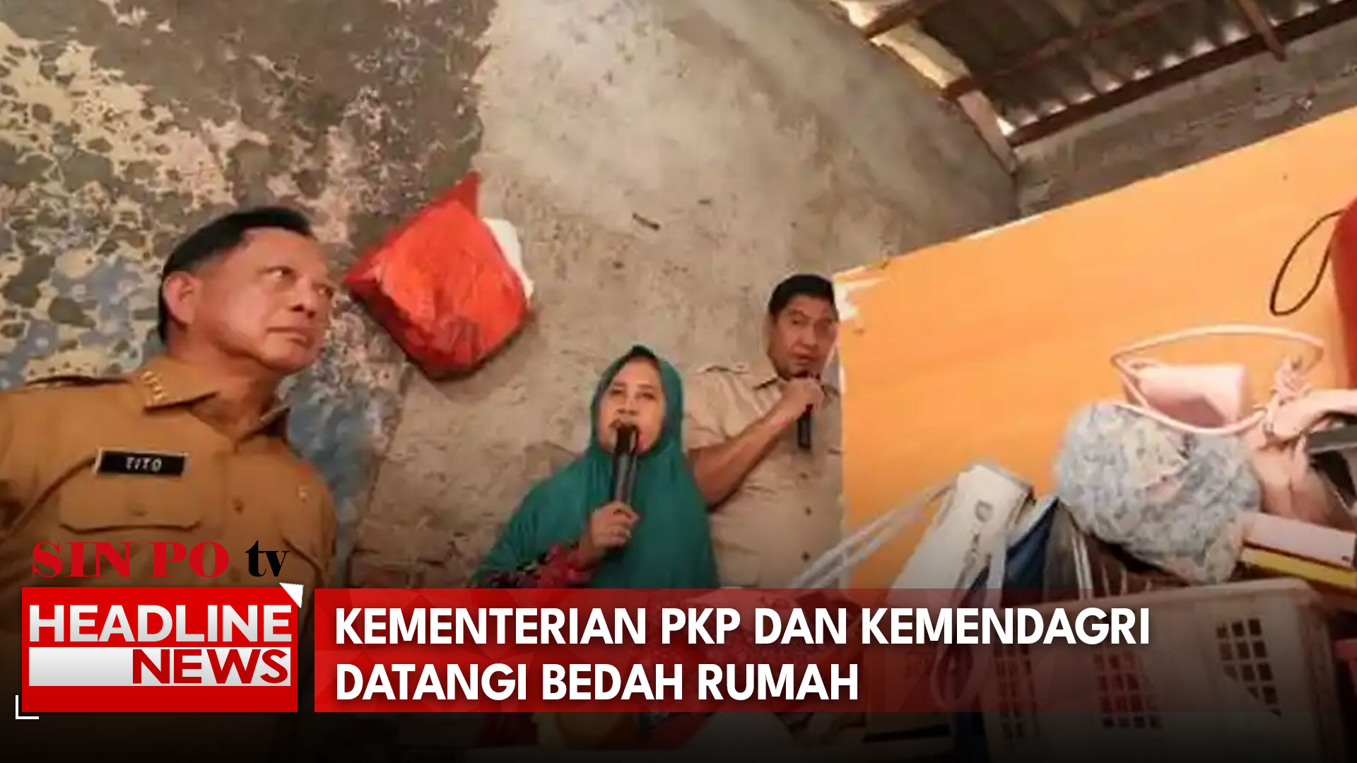 Kementerian PKP dan Kemendagri Datangi Bedah Rumah