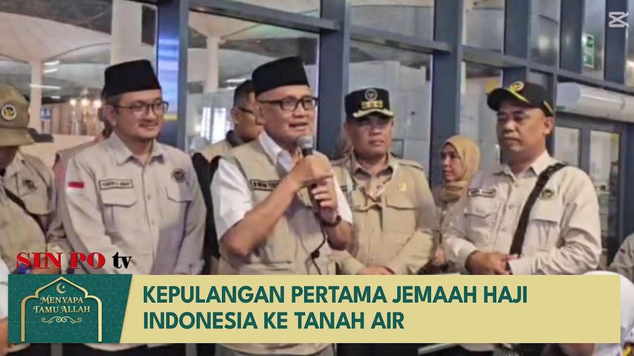 Kepulangan Pertama Jemaah Haji Indonesia Ke Tanah Air