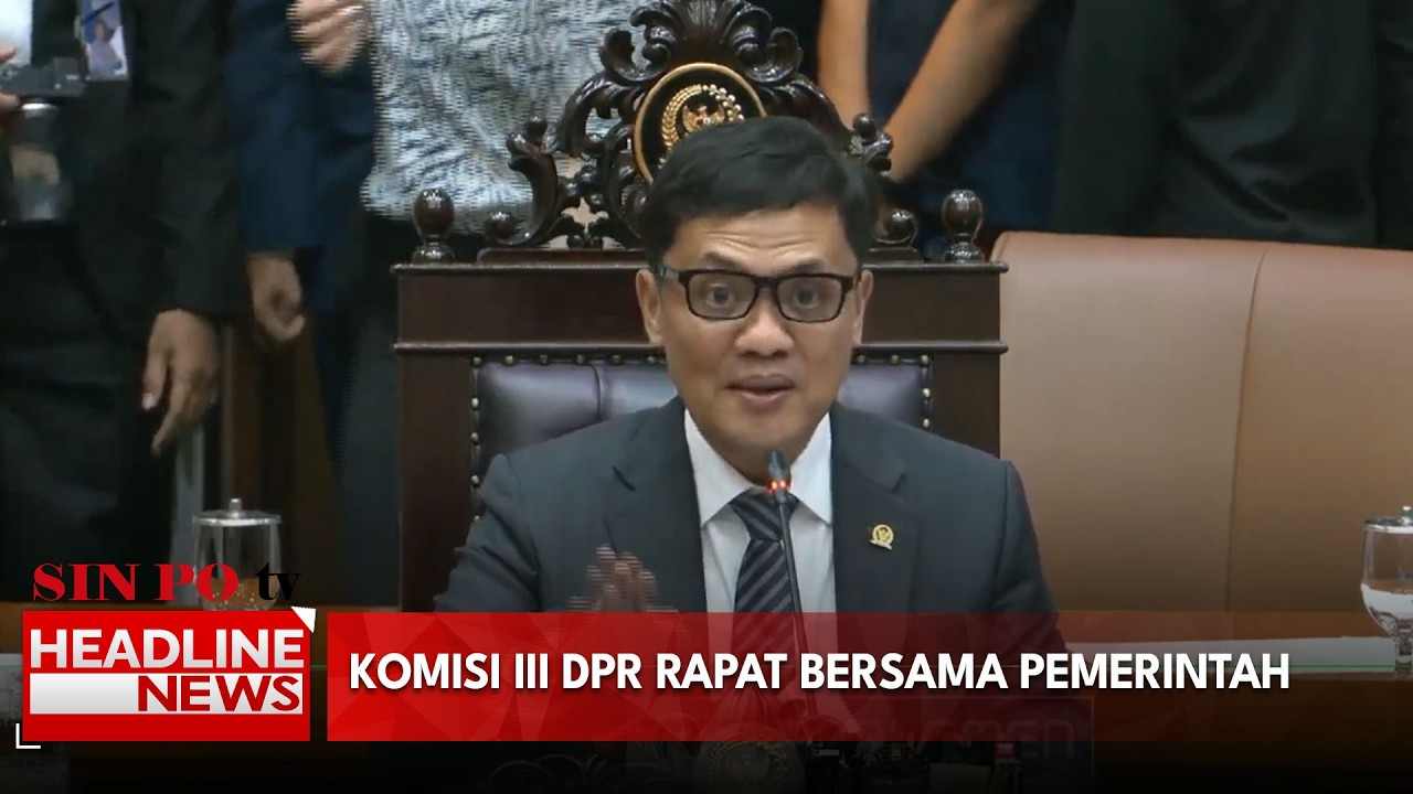 Komisi III DPR Rapat Bersama Pemerintah