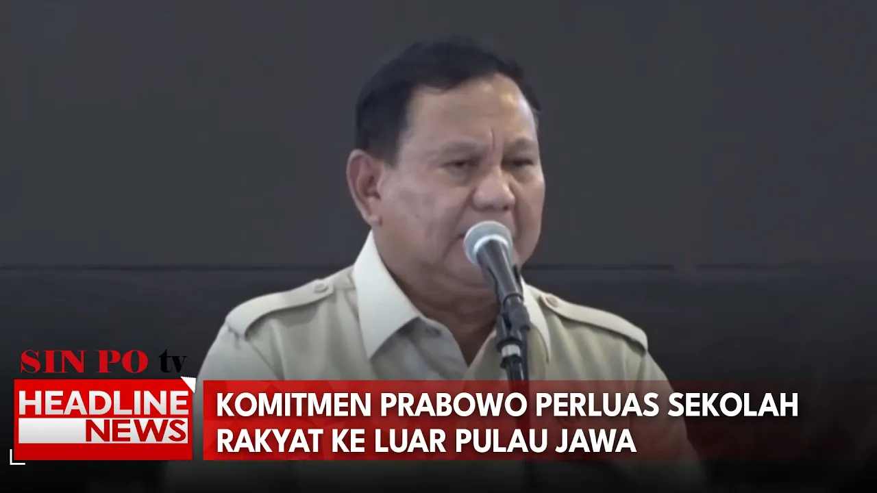 Komitmen Prabowo Perluas Sekolah Rakyat Ke Luar Pulau Jawa
