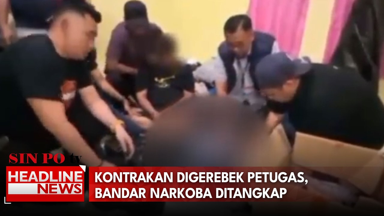 Kontrakan Digerebek Petugas, Bandar Narkoba Ditangkap