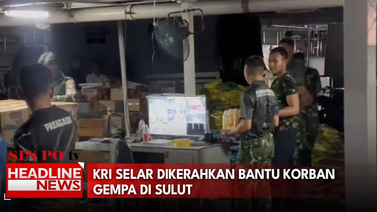 KRI Selar Dikerahkan Bantu Korban Gempa Di Sulut