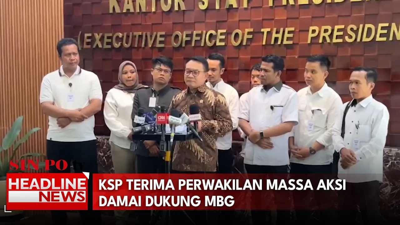 KSP Terima Perwakilan Massa Aksi Damai Dukung MBG