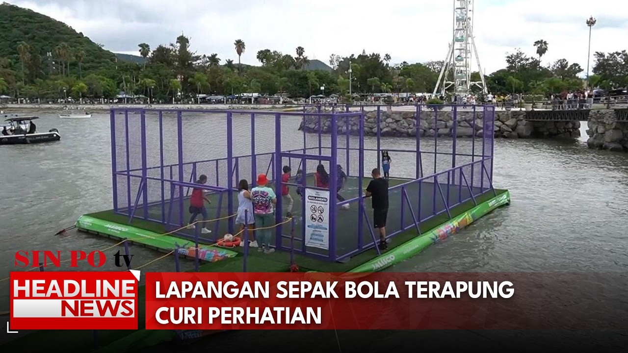 Lapangan Sepak Bola Terapung Curi Perhatian