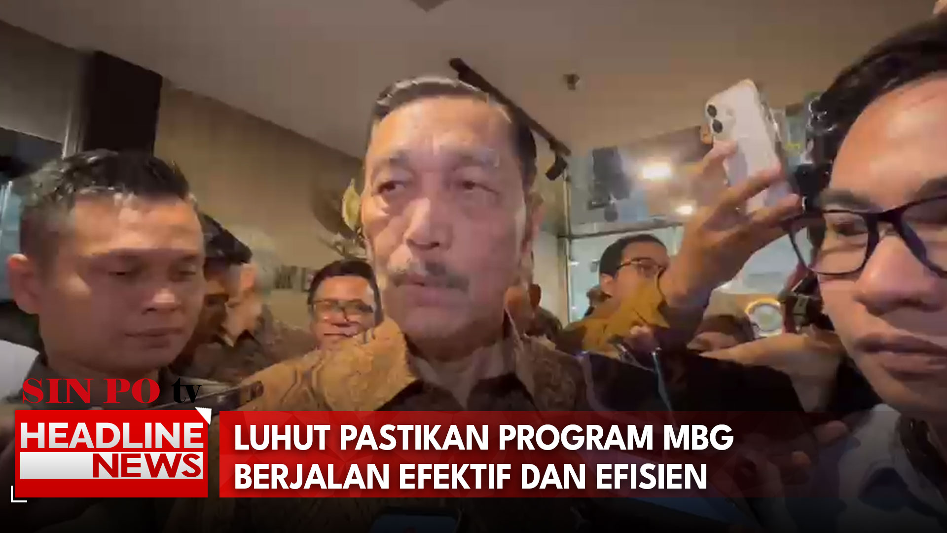 Luhut Pastikan Program MBG Berjalan Efektif Dan Efisien