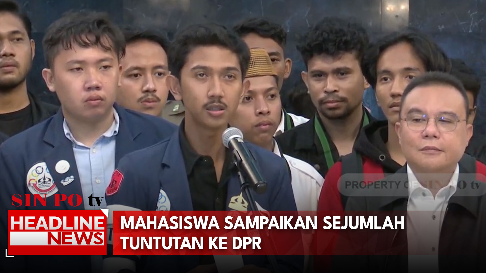 Mahasiswa Sampaikan Sejumlah Tuntutan ke DPR