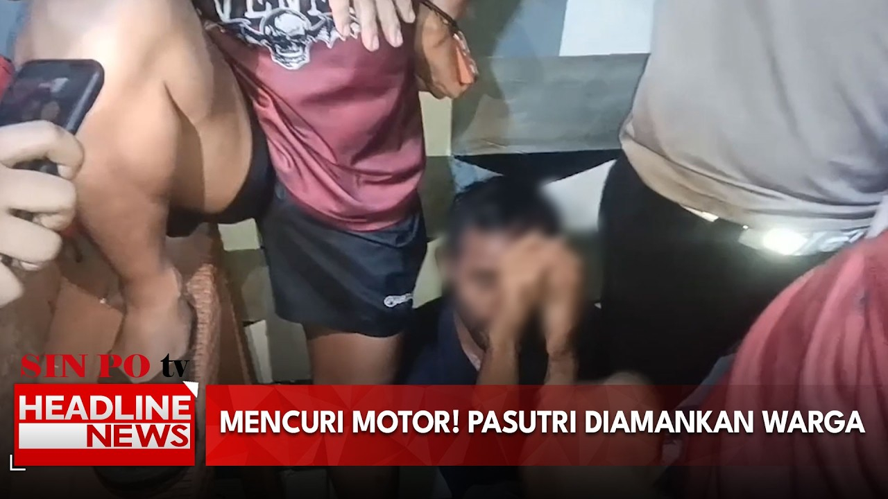 Mencuri Motor! Pasutri Diamankan Warga