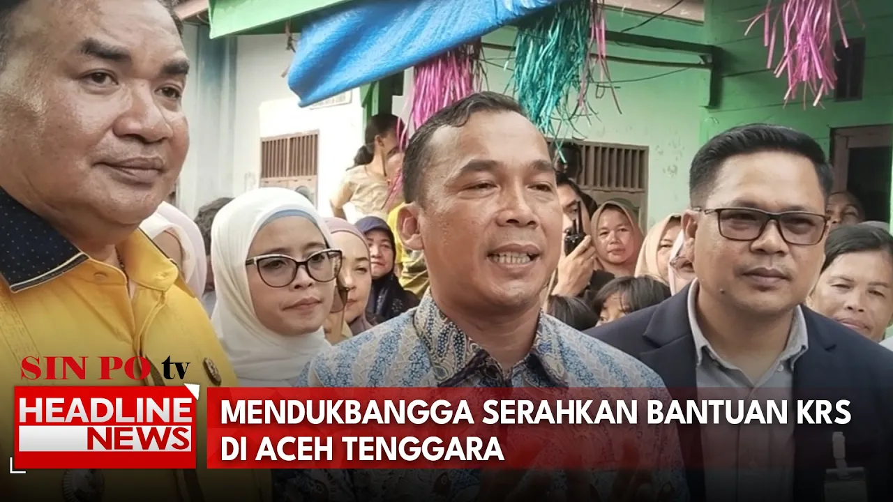 Mendukbangga Serahkan Bantuan Krs Di Aceh Tenggara