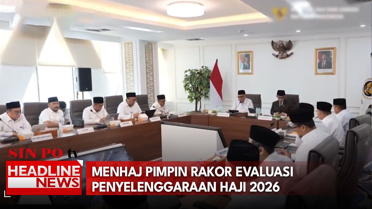 Menhaj Pimpin Rakor Evaluasi Penyelenggaraan Haji 2026