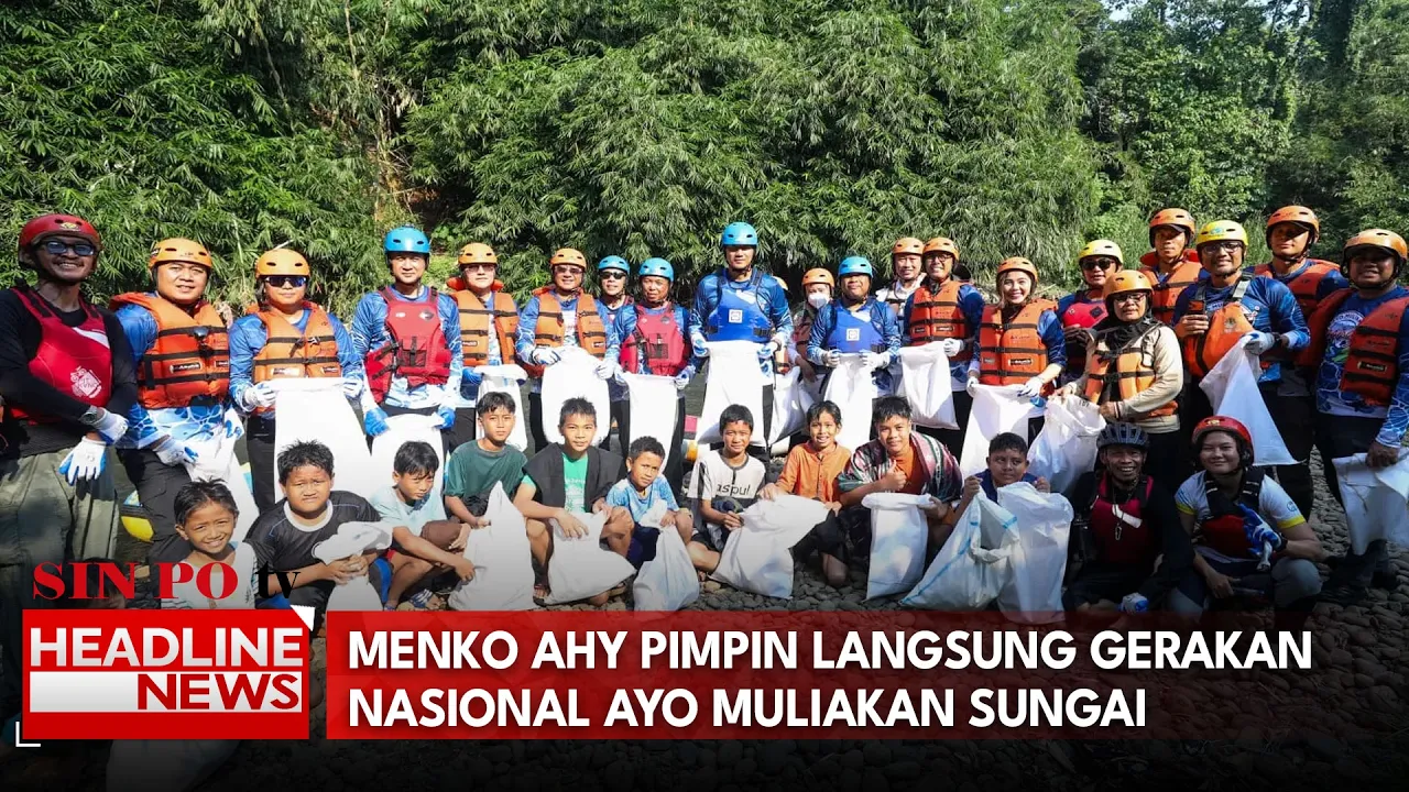 Menko AHY Pimpin Langsung Gerakan Nasional Ayo Muliakan Sungai