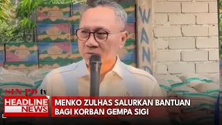 Menko Zulhas Salurkan Bantuan Bagi Korban Gempa Sigi