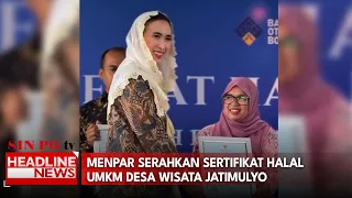 Menpar Serahkan Sertifikat Halal Umkm Desa Wisata Jatimulyo