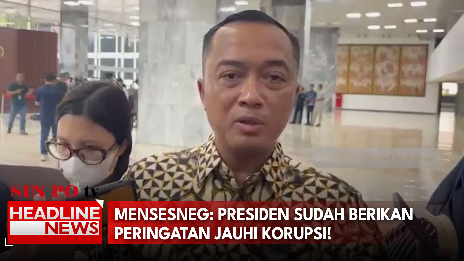 Mensesneg: Presiden Sudah Berikan Peringatan Jauhi Korupsi!