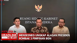 Mensesneg Ungkap Alasan Presiden Rombak Tiga Pimpinan BGN