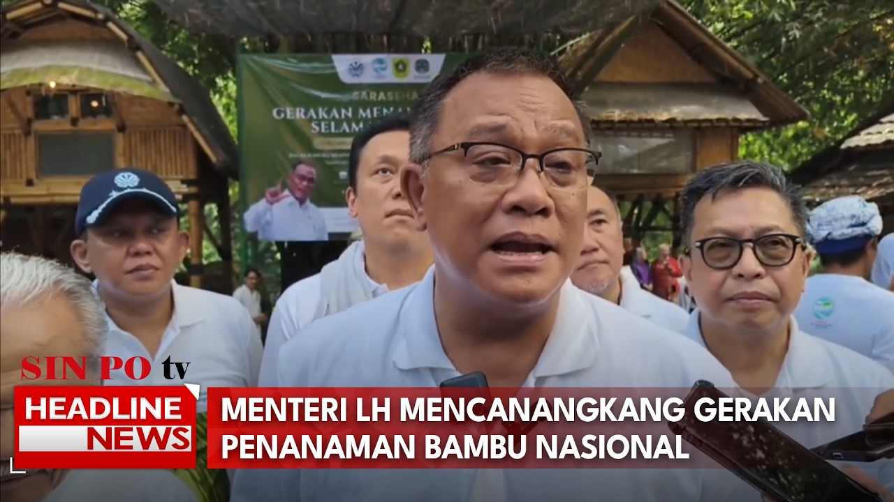 Menteri LH Mencanangkang Gerakan Penanaman Bambu Nasional