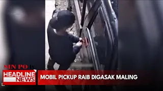 Mobil Pickup Raib Digasak Maling