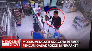 Modus Mengaku Anggota Resmob, Pencuri Gasak Rokok Minimarket