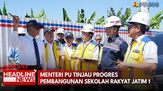 Menteri PU Tinjau Progres Pembangunan Sekolah Rakyat Jatim 1