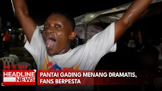 Pantai Gading Menang Dramatis, Fans Berpesta