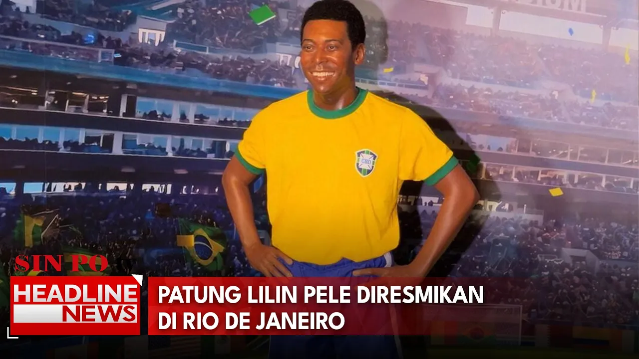 Patung Lilin Pele Diresmikan di Rio De Janeiro
