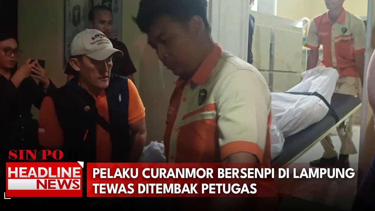 Pelaku Curanmor Bersenpi Di Lampung Tewas Ditembak Petugas