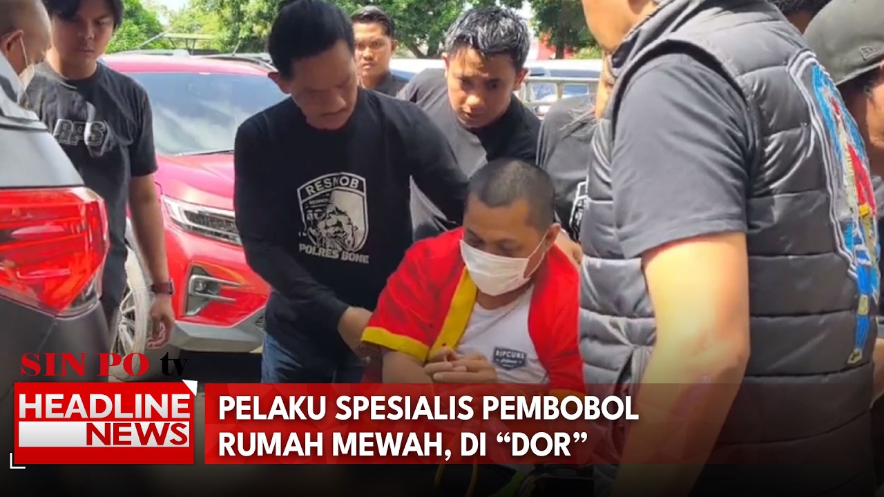 Pelaku Spesialis Pembobol Rumah Mewah, Di “Dor”